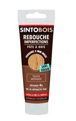 Discount SINTO Pate à bois à l'eau 80g merisier