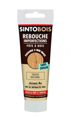 Best SINTO Pate à bois à l'eau 80g naturel