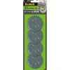 New SCOTCH Patin glisseur tout terrain adhésif Ø65mm gris métal (x4)