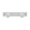 Sale Patère classic 2 têtes hêtre blanc
