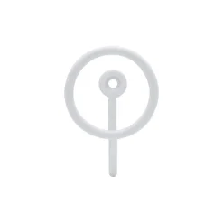 Discount Patère filaire Loop à fixer 1 tête acier noir (x1)