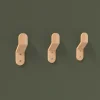 Sale Patère Quad à fixer 145x40x43mm 1 tête multipli hêtre (x3)