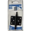Paumelle à vases noir 50x40mm gauche pour porte droite (x2)