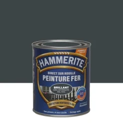 Hot HAMMERITE Peinture Antirouille brillant Gris anthracite 0,75L