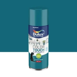 DULUX VALENTINE Peinture aérosol color touch brillant turquoise 400ml