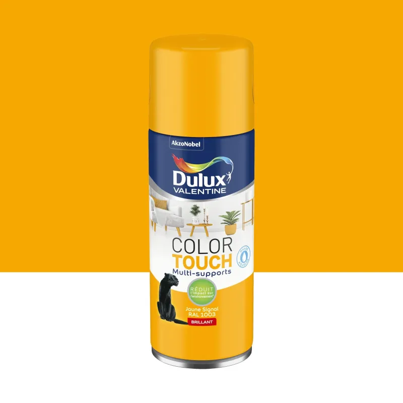 Online DULUX VALENTINE Peinture aérosol color touch brillant jaune signal 400ml