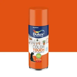 Hot DULUX VALENTINE Peinture aérosol color touch brillant mandarine 400ml