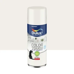 Hot DULUX VALENTINE Peinture aérosol color touch brillant blanc 400ml