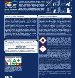 Clearance DULUX VALENTINE Peinture aérosol color touch effet phosphorescent 400ml