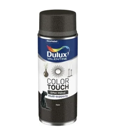 Hot DULUX VALENTINE Peinture aérosol color touch effet noir métallisé 400ml