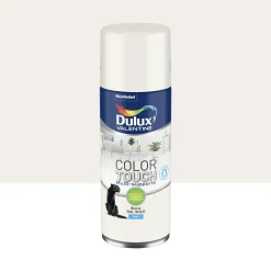 New DULUX VALENTINE Peinture aérosol color touch mat blanc 400ml