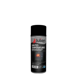 JULIEN Peinture Aérosol Hautes Temperatures Mat Noir 400 ml