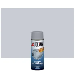 JULIEN Peinture Aérosol Électroménager Satin Gris Alu 400 ml
