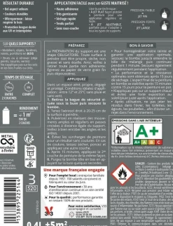 Best V33 Peinture bois aérosol couleurs d'ici terre cuite 400ml