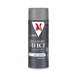 Outlet V33 Peinture bois aérosol couleurs d'ici bleu encré 400ml