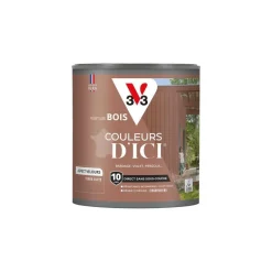 Outlet V33 Peinture bois extérieur couleurs d'ici terre cuite 0,5L