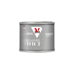 Discount V33 Peinture bois extérieur couleurs d'ici gris soyeux 125ml