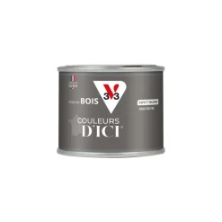Outlet V33 Peinture bois extérieur couleurs d'ici gris feutré 125ml