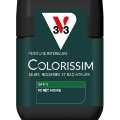 Best V33 Peinture Colorissim satin forêt noire satin 75 ml