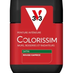 Online V33 Peinture Colorissim satin rouge caprice satin 75 ml