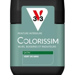 Best V33 Peinture Colorissim satin vert de gris satin 75 ml