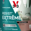 V33 Peinture cuisine et bain Resist Extrême Ocre rouge Vel 0,5L
