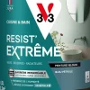 Outlet V33 Peinture cuisine et bain Resist Extrême Bleu pétr. Vel 0,5L