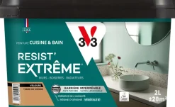 Online V33 Peinture cuisine et bain Resist Extrême Terre de si. Vel 2L