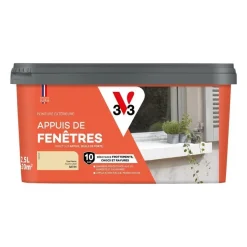 Outlet V33 Peinture extérieure appui de fenêtres ton pierre 2,5L