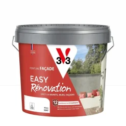 Online V33 Peinture Façade Easy Rénovation blanc Mat 10L