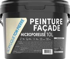Online Peinture façade microporeuse acrylique ton pierre mat 10L