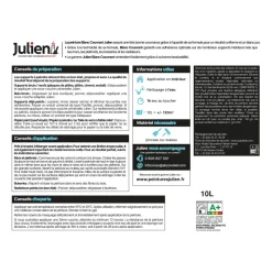 Sale JULIEN Peinture intérieure Blanc Couvrant mat base white 10L