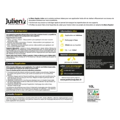 Discount JULIEN Peinture intérieure Blanc rapide mat base white 10L