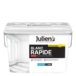 Best JULIEN Peinture intérieure Blanc rapide mat base white 5L