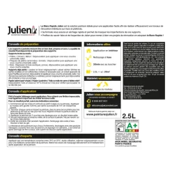 Outlet JULIEN Peinture intérieure Blanc rapide velours base white 2,5L