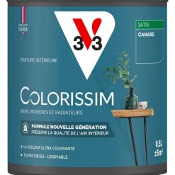 V33 Peinture intérieure Colorissim satin canard satin 0,5L