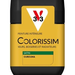 Outlet V33 Peinture intérieure Colorissim satin curcuma satin 75 ml