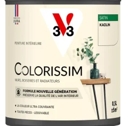 Online V33 Peinture intérieure Colorissim satin kaolin satin 0,5L
