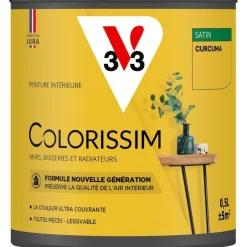 V33 Peinture intérieure Colorissim satin curcuma satin 0,5L