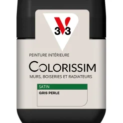 Hot V33 Peinture intérieure Colorissim satin gris perle satin 75 ml