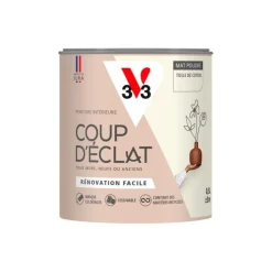 V33 Peinture intérieure Coup d'éclat toile de coton poudré 0,5L