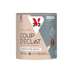 Outlet V33 Peinture intérieure Coup d'éclat gris silex poudré 0,5L