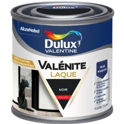 Discount DULUX VALENTINE Peinture laque acrylique Valénite Noir Brillant 125ml