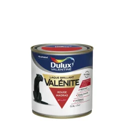 New DULUX VALENTINE Peinture laque Valénite brillant rouge Madras 0,5L