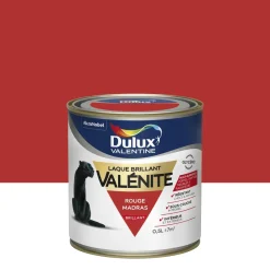 New DULUX VALENTINE Peinture laque Valénite brillant rouge Madras 0,5L