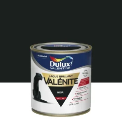 Hot DULUX VALENTINE Peinture laque Valénite brillant noir 0,5 L