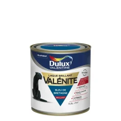 Best DULUX VALENTINE Peinture laque Valénite brillant bleu de Bretagne 0,5 L
