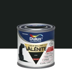 New DULUX VALENTINE Peinture laque Valénite brillant noir 0,125 L