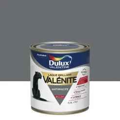 Hot DULUX VALENTINE Peinture laque Valénite brillant anthracite 0,5 L