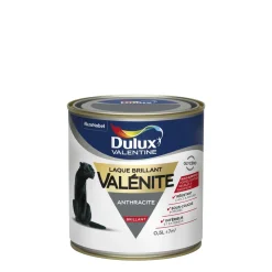 Hot DULUX VALENTINE Peinture laque Valénite brillant anthracite 0,5 L